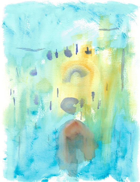 Reverse Watercolor Coloring - Therapeutic Art Collection 030