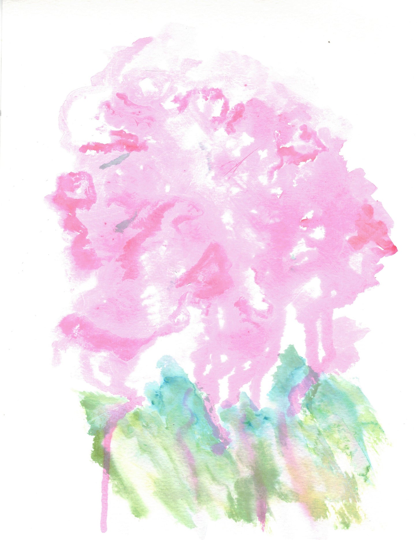 Reverse Watercolor Coloring - Therapeutic Art Collection 032