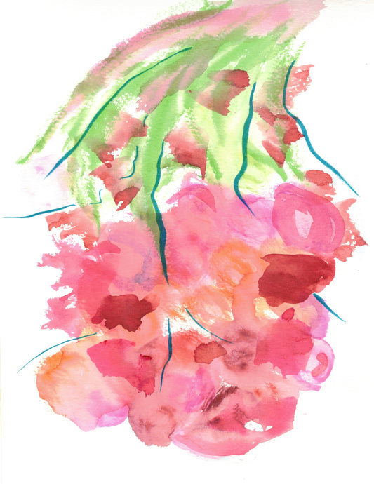 Reverse Watercolor Coloring - Therapeutic Art Collection 037