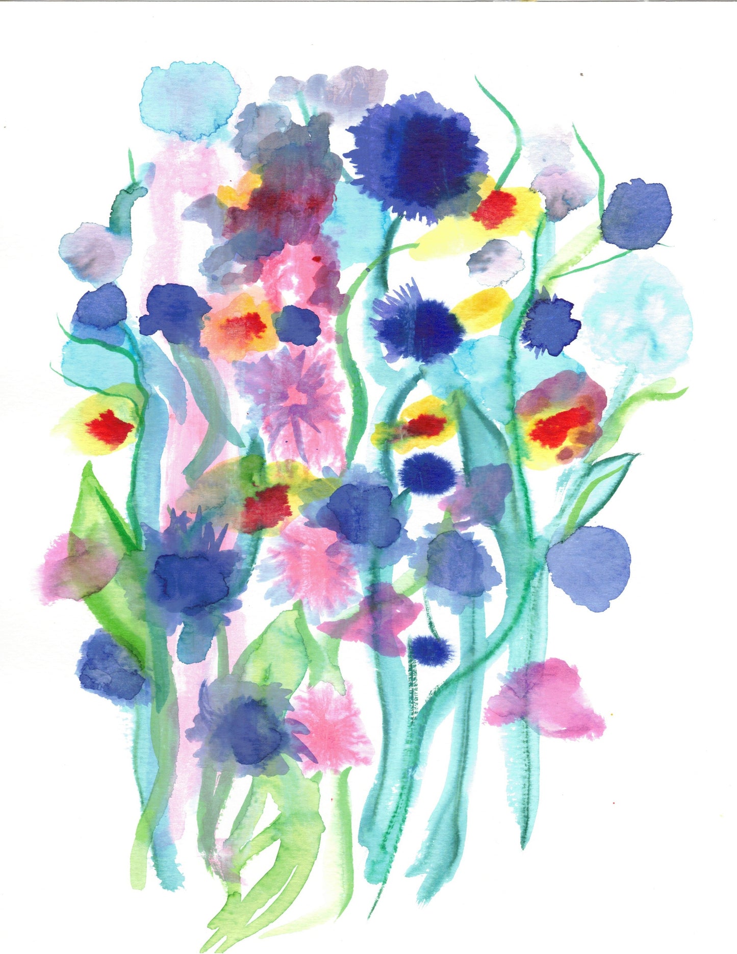 Reverse Watercolor Coloring - Therapeutic Art Collection 040