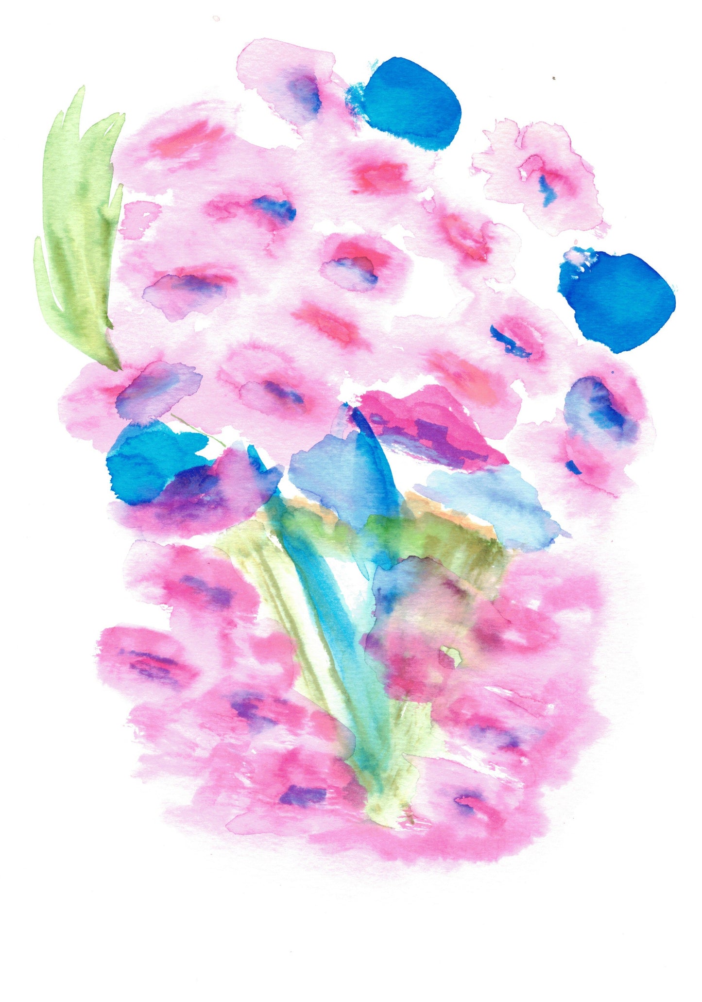 Reverse Watercolor Coloring - Therapeutic Art Collection 041