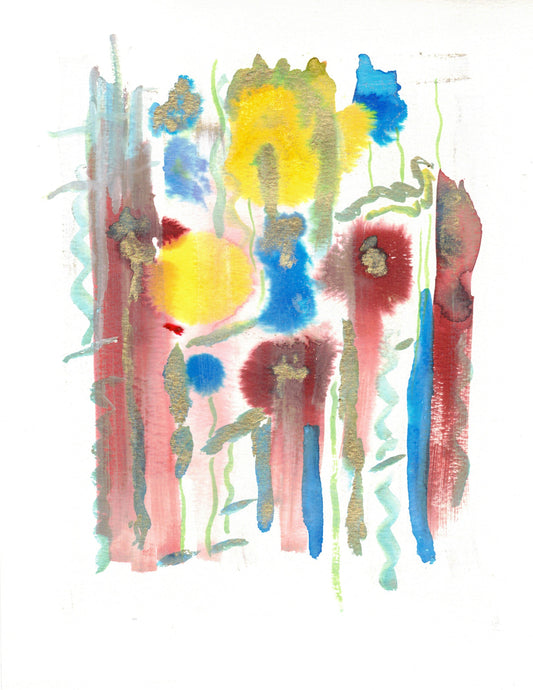 Reverse Watercolor Coloring - Therapeutic Art Collection 042