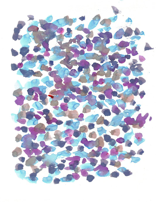 Reverse Watercolor Coloring - Therapeutic Art Collection 044