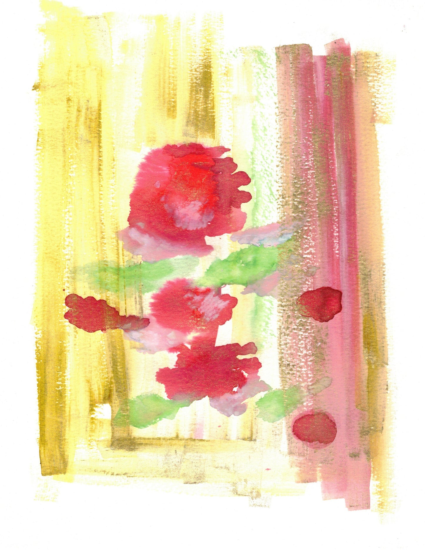 Reverse Watercolor Coloring - Therapeutic Art Collection 047