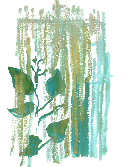 Reverse Watercolor Coloring - Therapeutic Art Collection 049