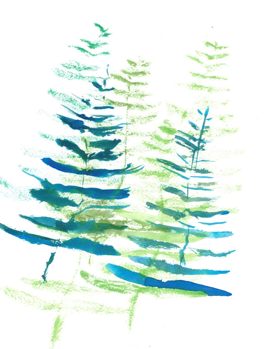 Reverse Watercolor Coloring - Therapeutic Art Collection 050