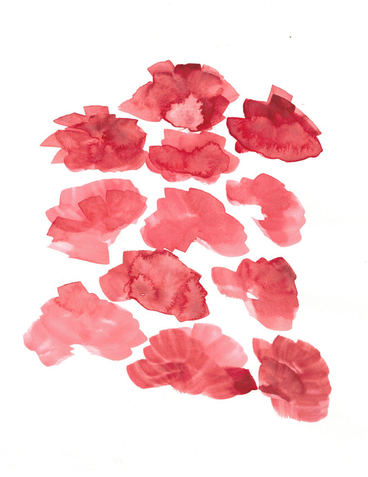 Reverse Watercolor Coloring - Therapeutic Art Collection 114