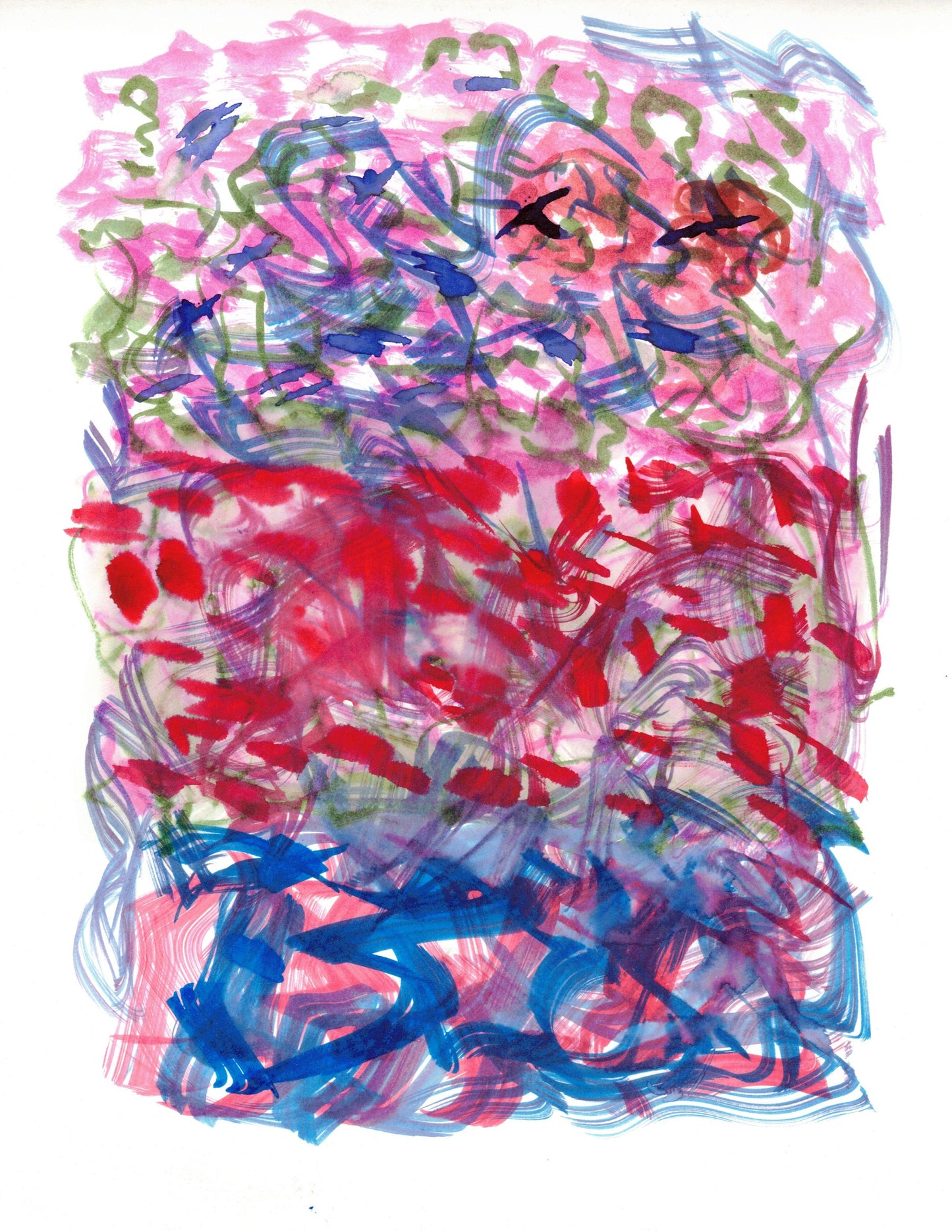 Reverse Watercolor Coloring - Therapeutic Art Collection 127