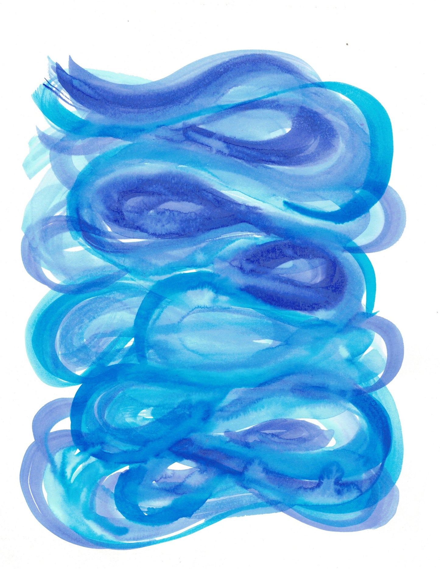 Reverse Watercolor Coloring - Therapeutic Art Collection 130