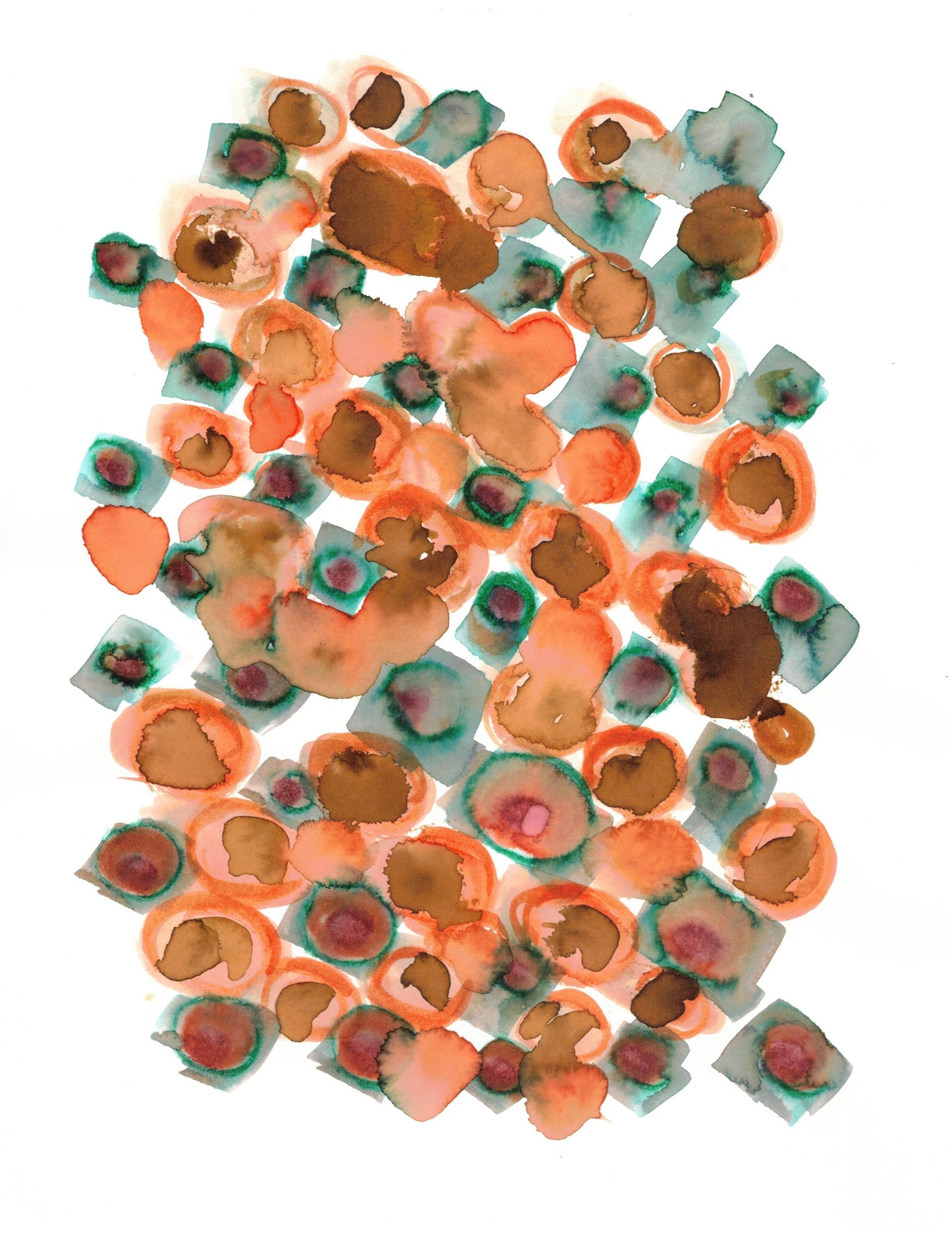 Reverse Watercolor Coloring - Therapeutic Art Collection 135