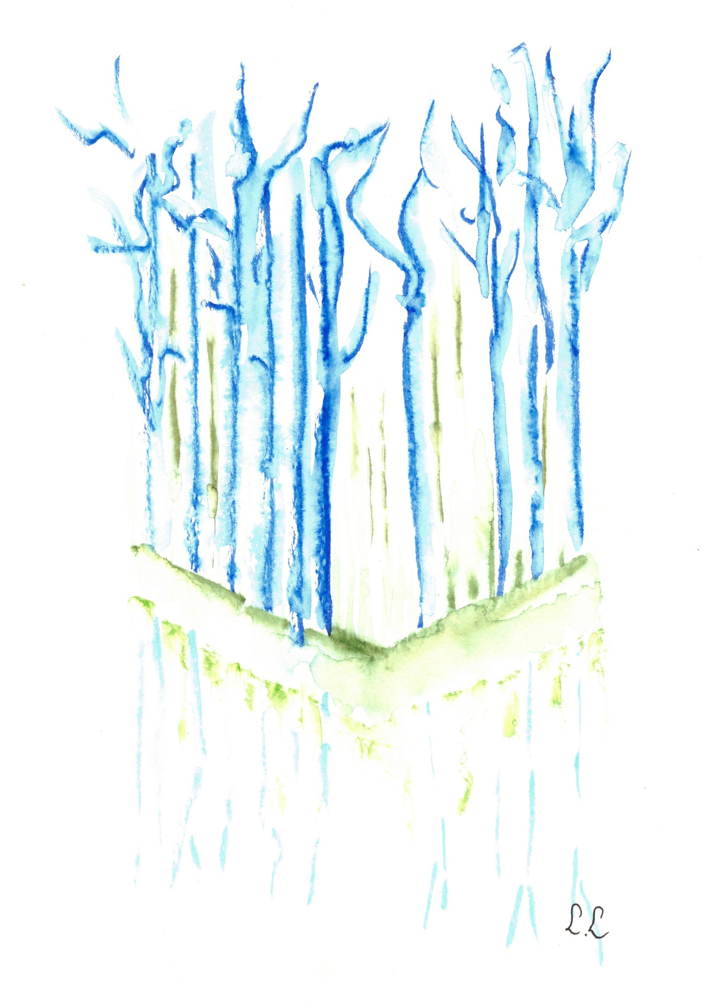 Reverse Watercolor Coloring - Therapeutic Art Collection 151