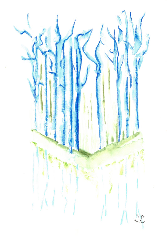 Reverse Watercolor Coloring - Therapeutic Art Collection 151