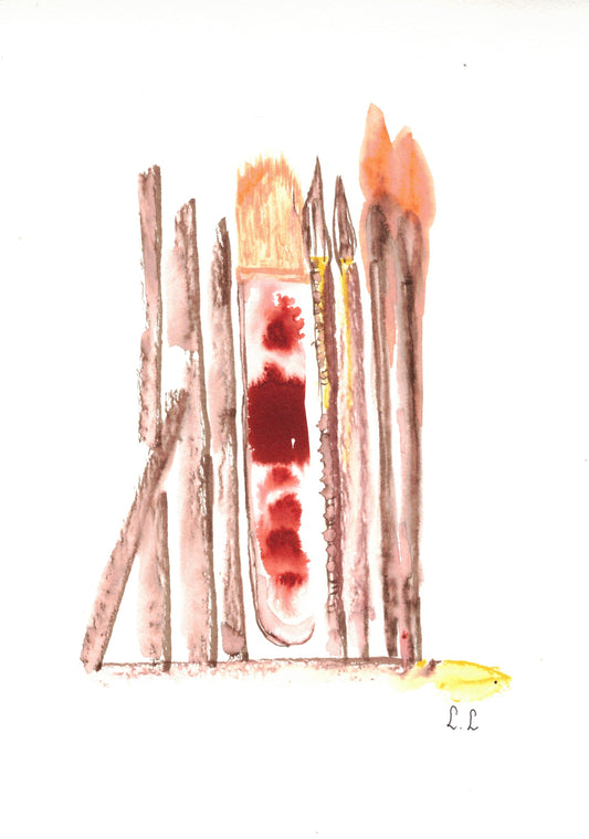 Reverse Watercolor Coloring - Therapeutic Art Collection 152