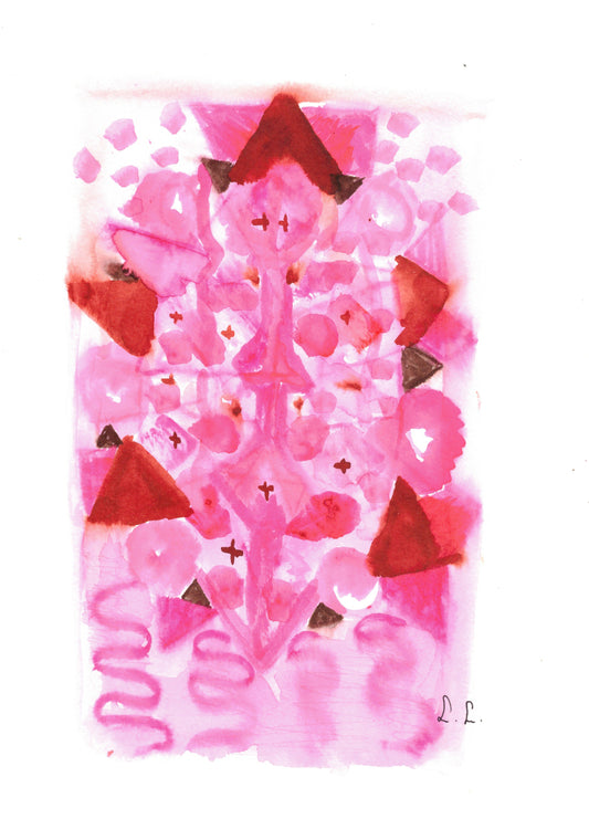 Reverse Watercolor Coloring - Therapeutic Art Collection 154