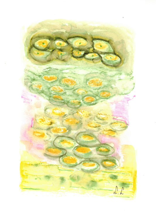 Reverse Watercolor Coloring - Therapeutic Art Collection 155