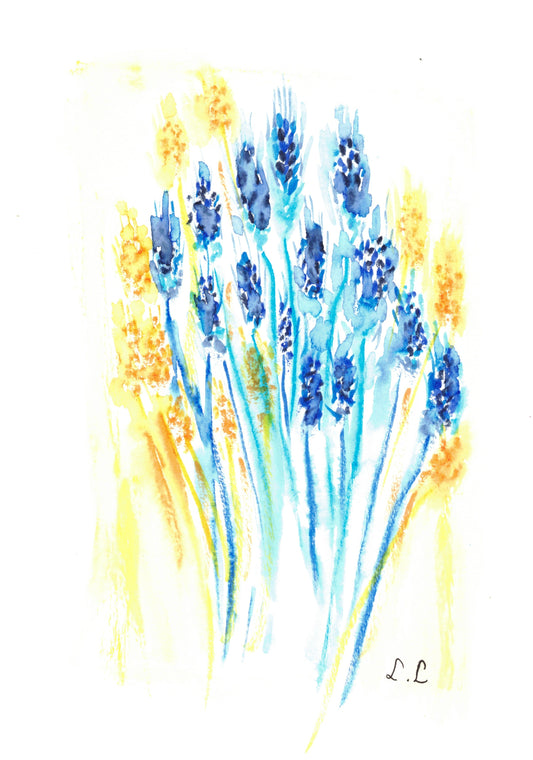 Reverse Watercolor Coloring - Therapeutic Art Collection 159