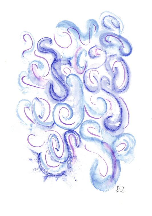 Reverse Watercolor Coloring - Therapeutic Art Collection 160