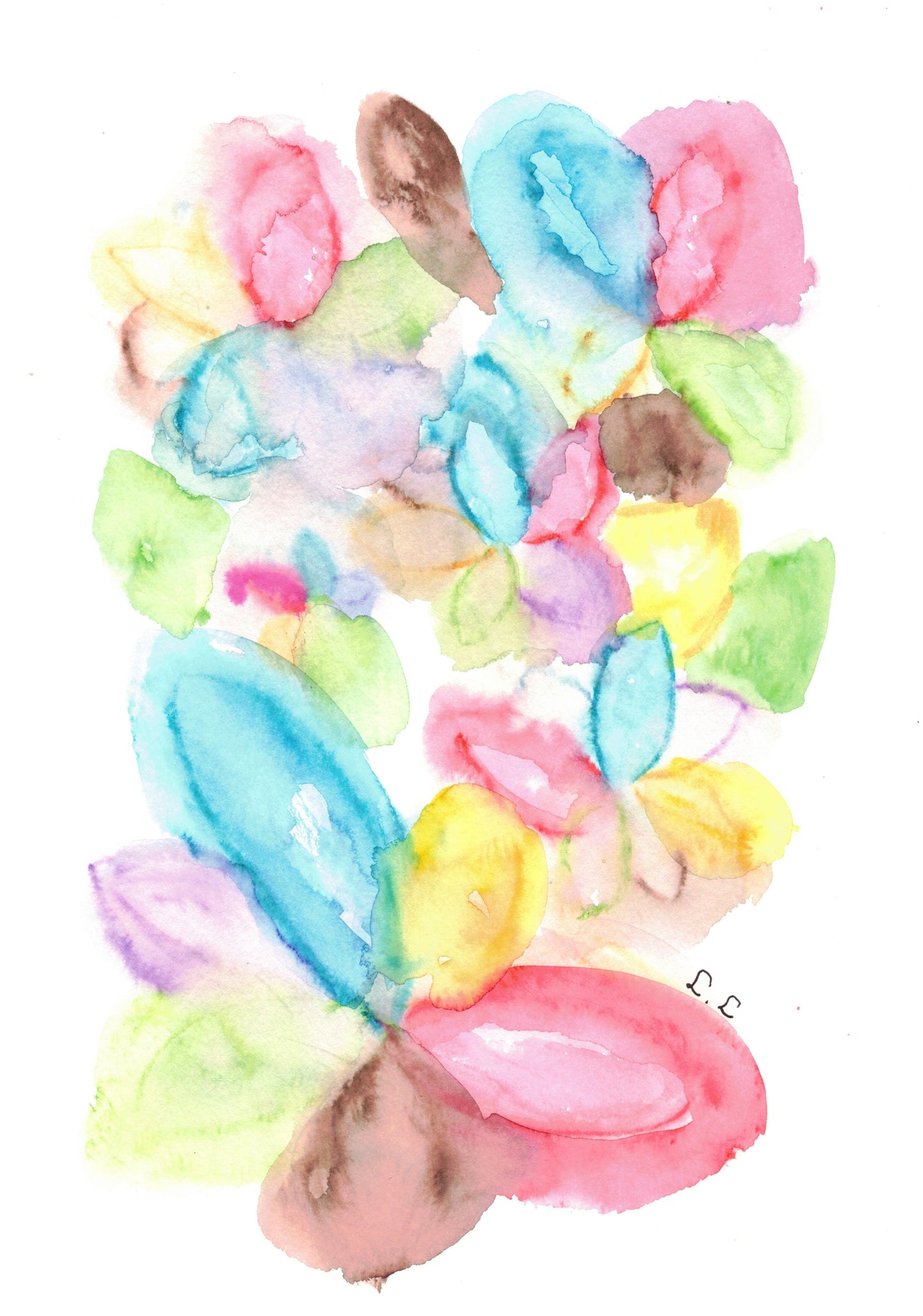 Reverse Watercolor Coloring - Therapeutic Art Collection 163