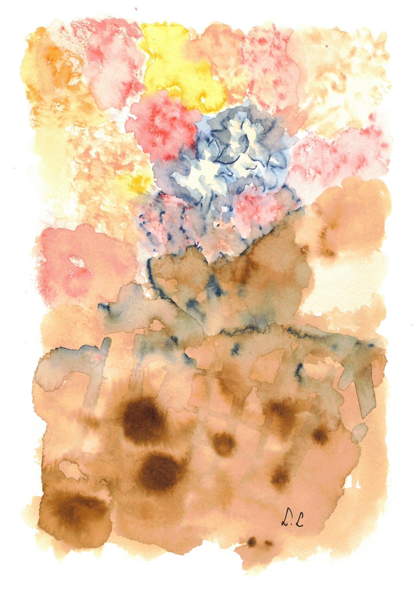 Reverse Watercolor Coloring - Therapeutic Art Collection 165