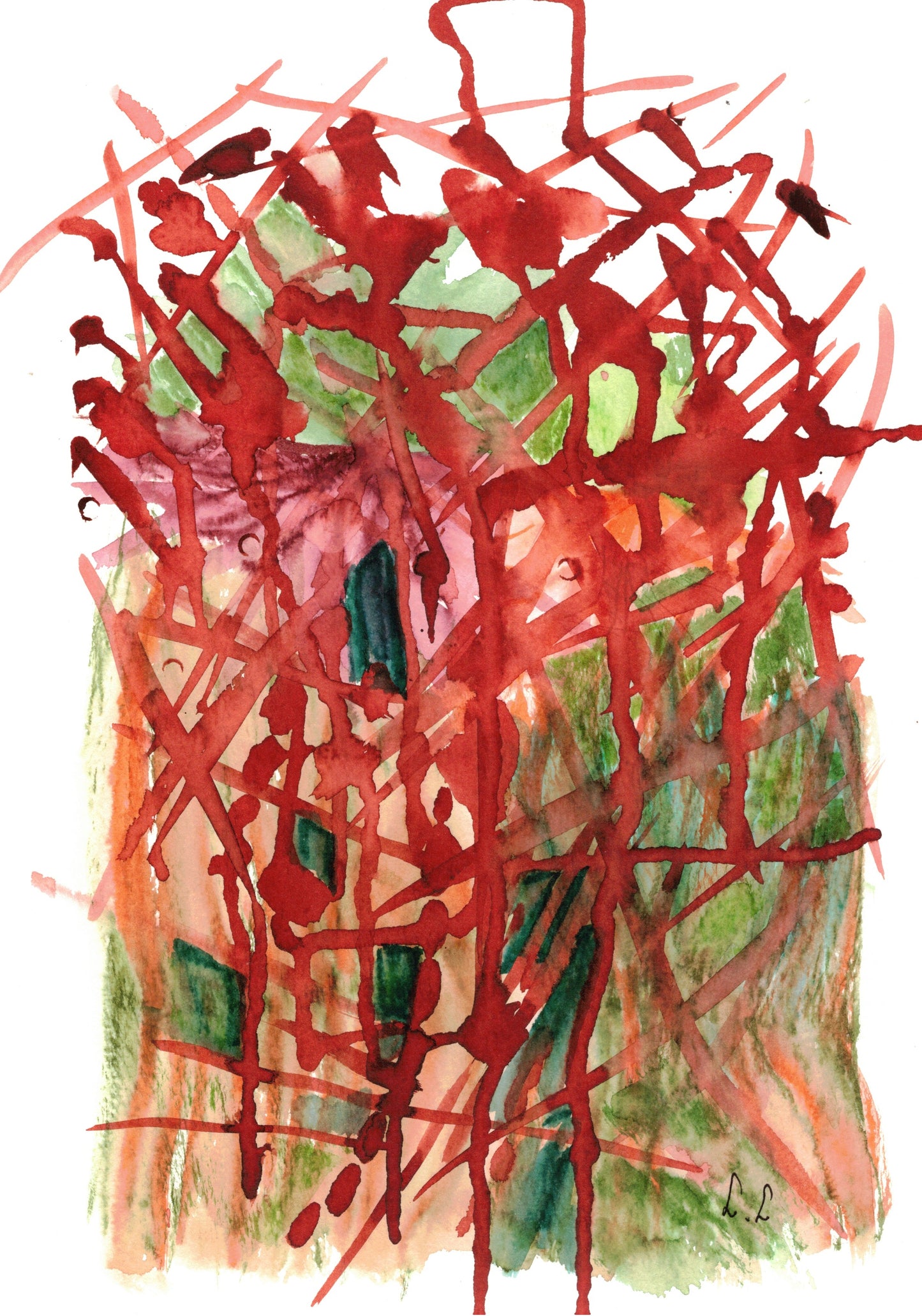 Reverse Watercolor Coloring - Therapeutic Art Collection 167