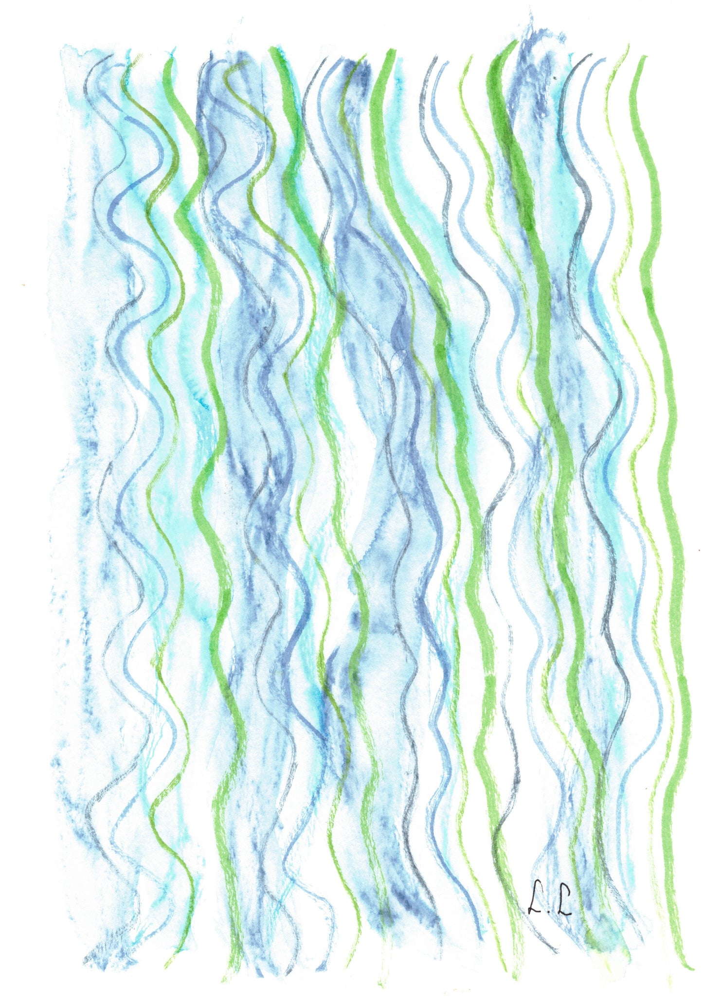 Reverse Watercolor Coloring - Therapeutic Art Collection 169