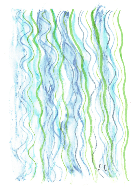 Reverse Watercolor Coloring - Therapeutic Art Collection 169