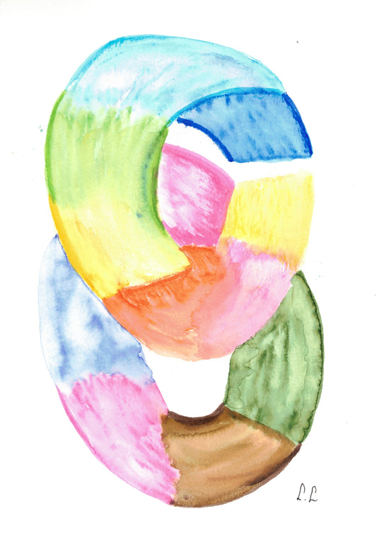 Reverse Watercolor Coloring - Therapeutic Art Collection 175