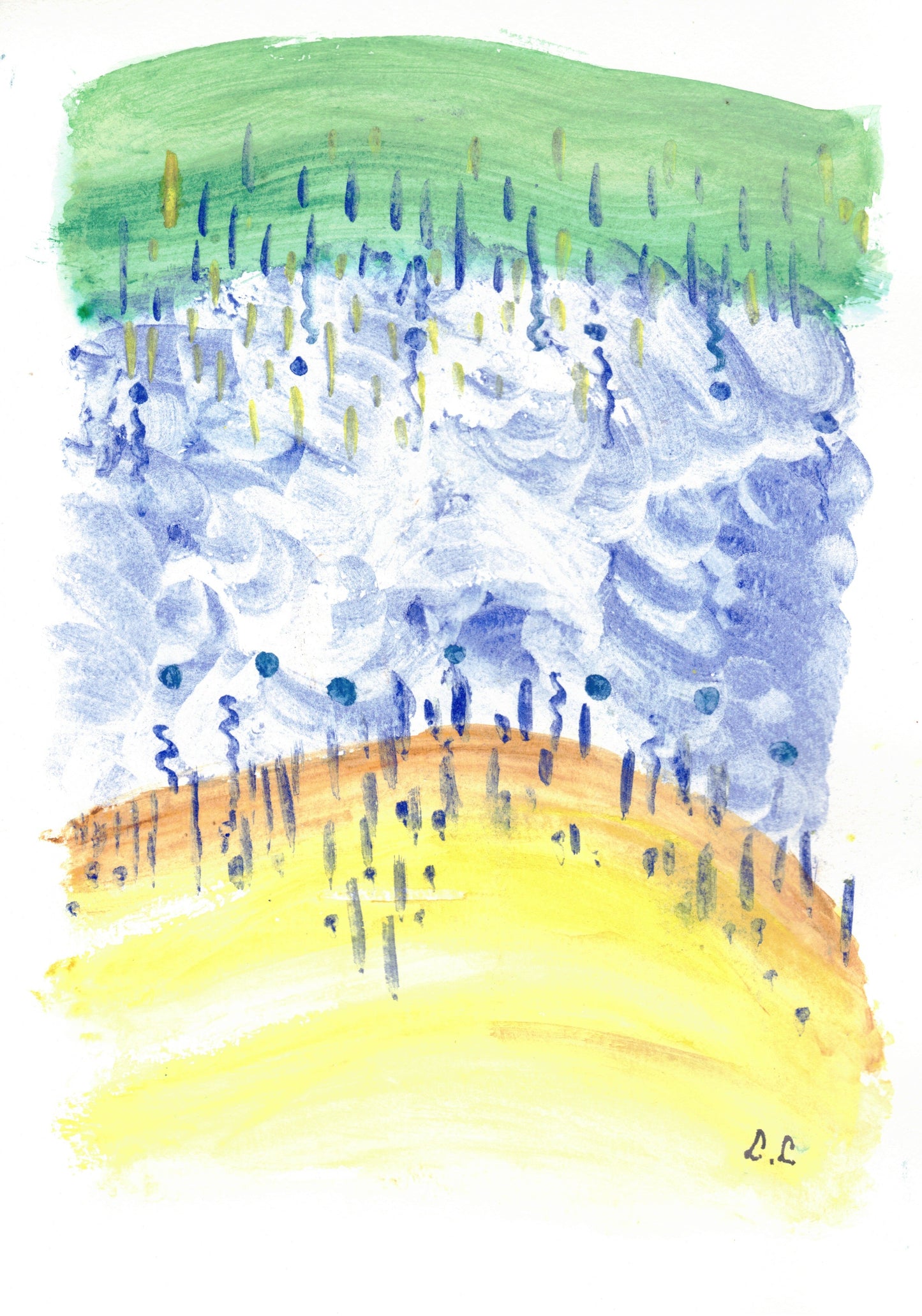 Reverse Watercolor Coloring - Therapeutic Art Collection 177