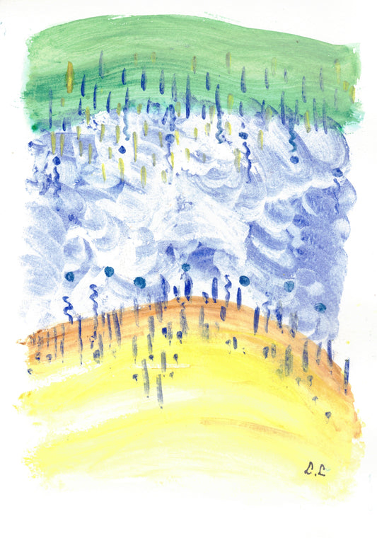 Reverse Watercolor Coloring - Therapeutic Art Collection 177