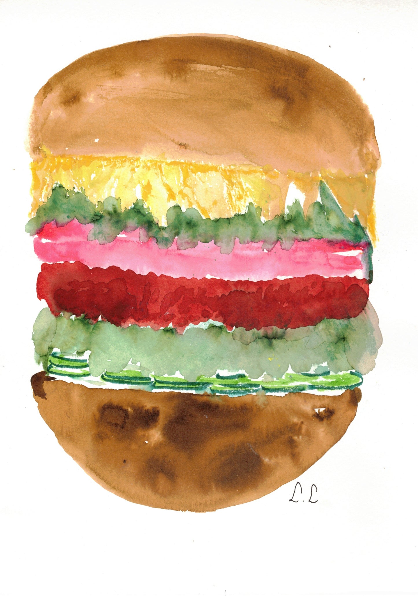 Reverse Watercolor Coloring - Therapeutic Art Collection 179