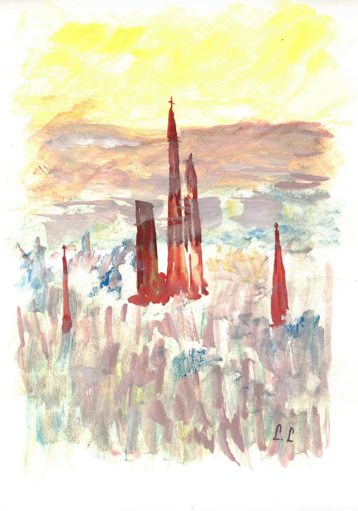 Reverse Watercolor Coloring - Therapeutic Art Collection 186